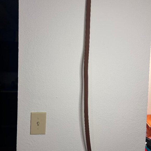 Michael Kors Reversible Faux Leather Belt in Cognac and Gold Size XL - Picture 8 of 12